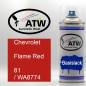 Preview: Chevrolet, Flame Red, 81 / WA8774: 400ml Sprühdose, von ATW Autoteile West.